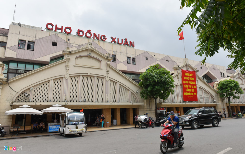 Cảnh nhếch nhác, xuống cấp ở chợ Đồng Xuân